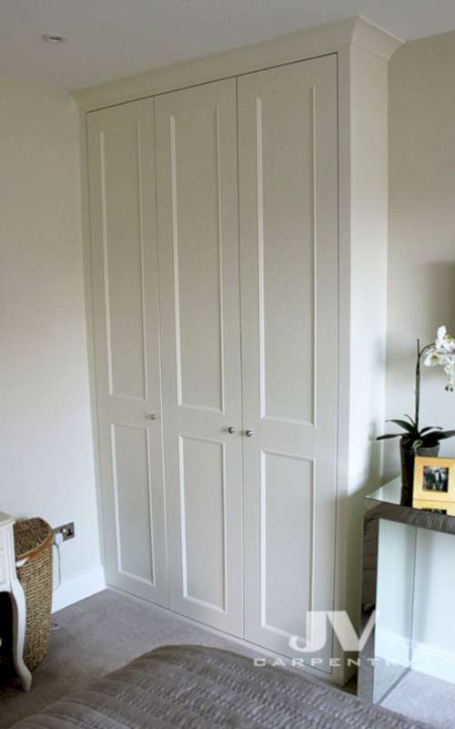 Tall fitted wardrobe